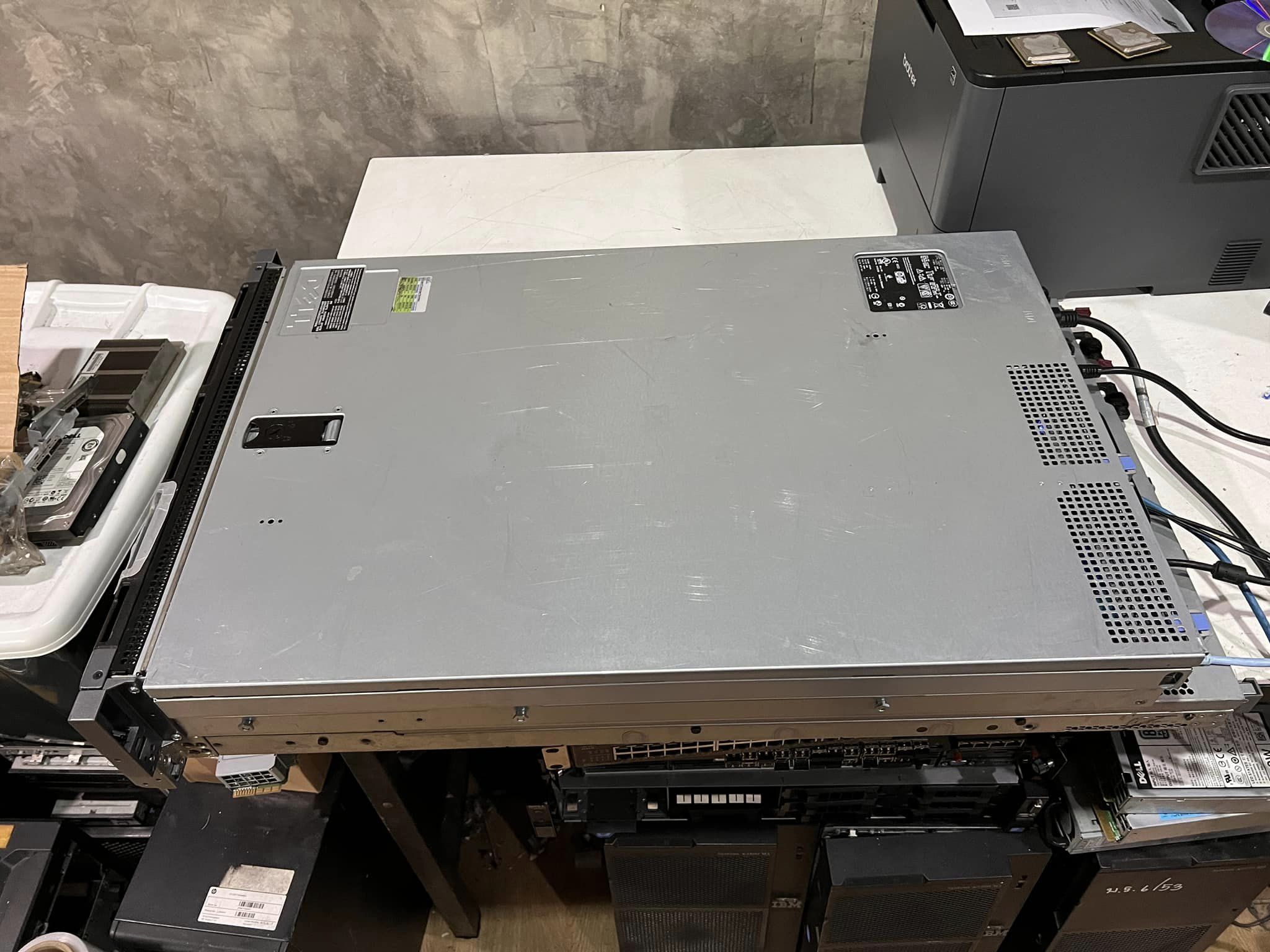 dell r710 2cpu ram 32 12cores เซิฟเวอร์มือสองพร้อมใช้งาน