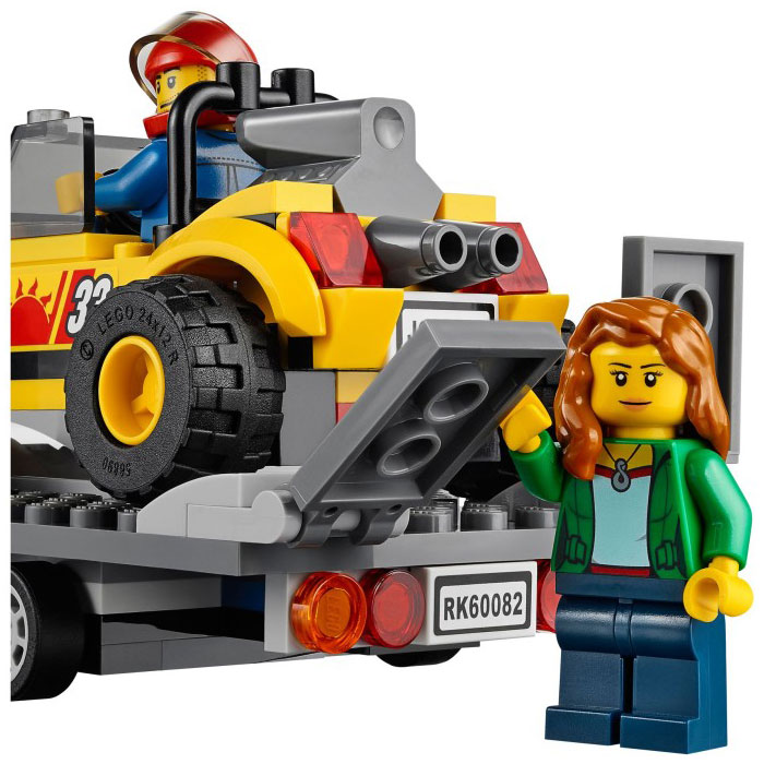 LEGO City 60082 Great Vehicles Dune Buggy Trailer