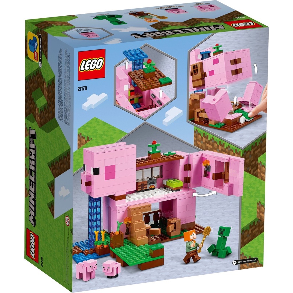 เลโก้ LEGO Minecraft 21170 The Pig House