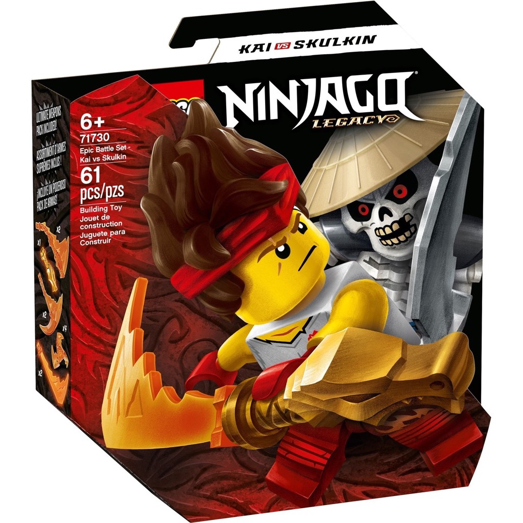 เลโก้ LEGO Ninjago 71730 Epic Battle Set - Kai vs. Skulkin