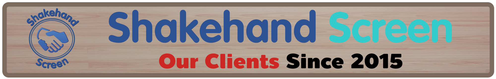 Our Clients Shakehand Screen