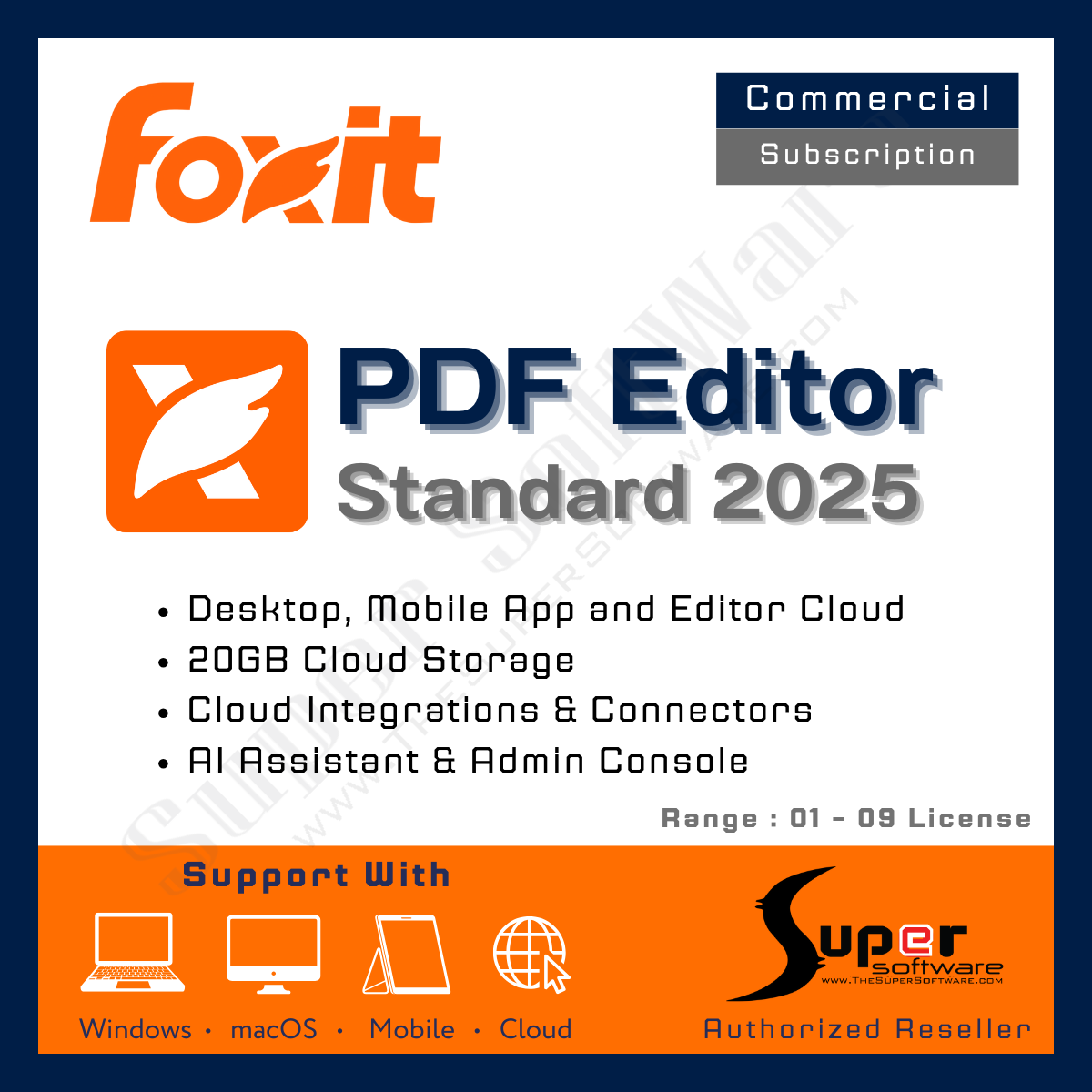 Foxit PDF Editor 2025 - Yearly Payment