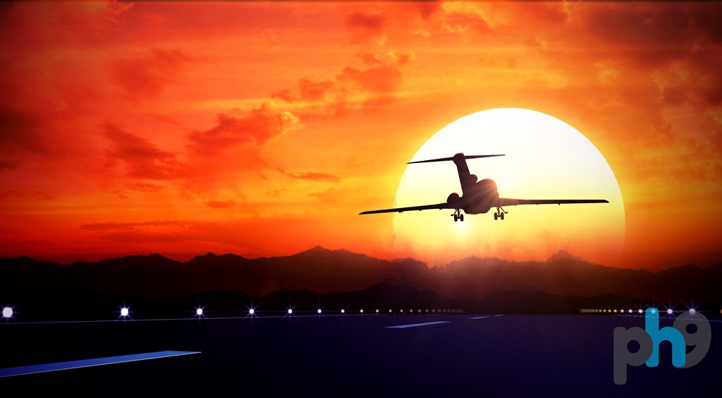 วอลเปเปอร์ภาพพิมพ์ ภาพเครื่องบิน สนามบิน ARP-0024