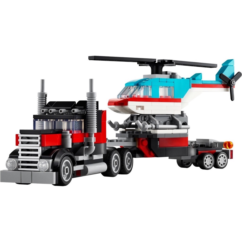 เลโก้ LEGO Creator 31146 Flatbed Truck with Helicopter