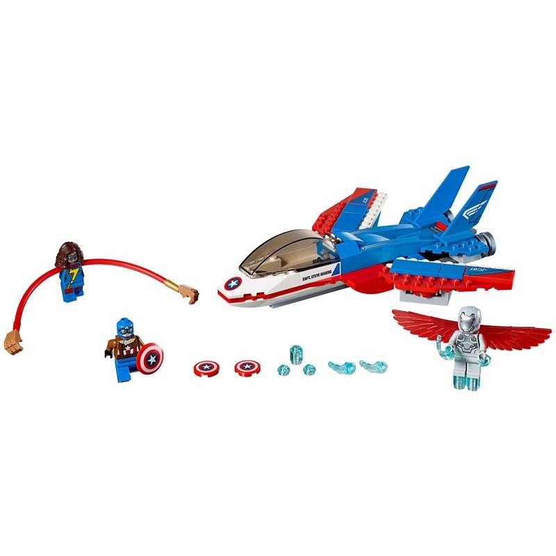 LEGO Super Heroes 76076 Captain America Jet Pursuit