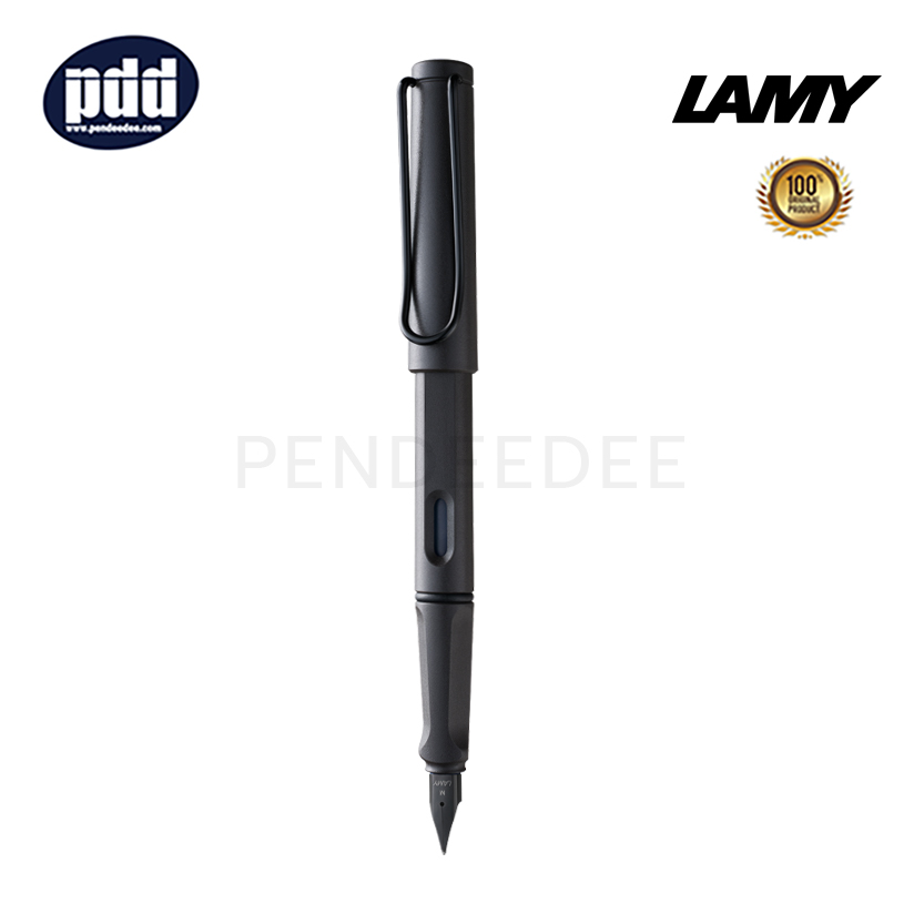 ปากกาสลักชื่อ LAMY ปากกาหมึกซึม ลามี่ ซาฟารี สีดำด้าน หัวเอ็ม 0.7 มม. LAMY Safari Matte Black Nib M 0.7 mm. Fountain Pen