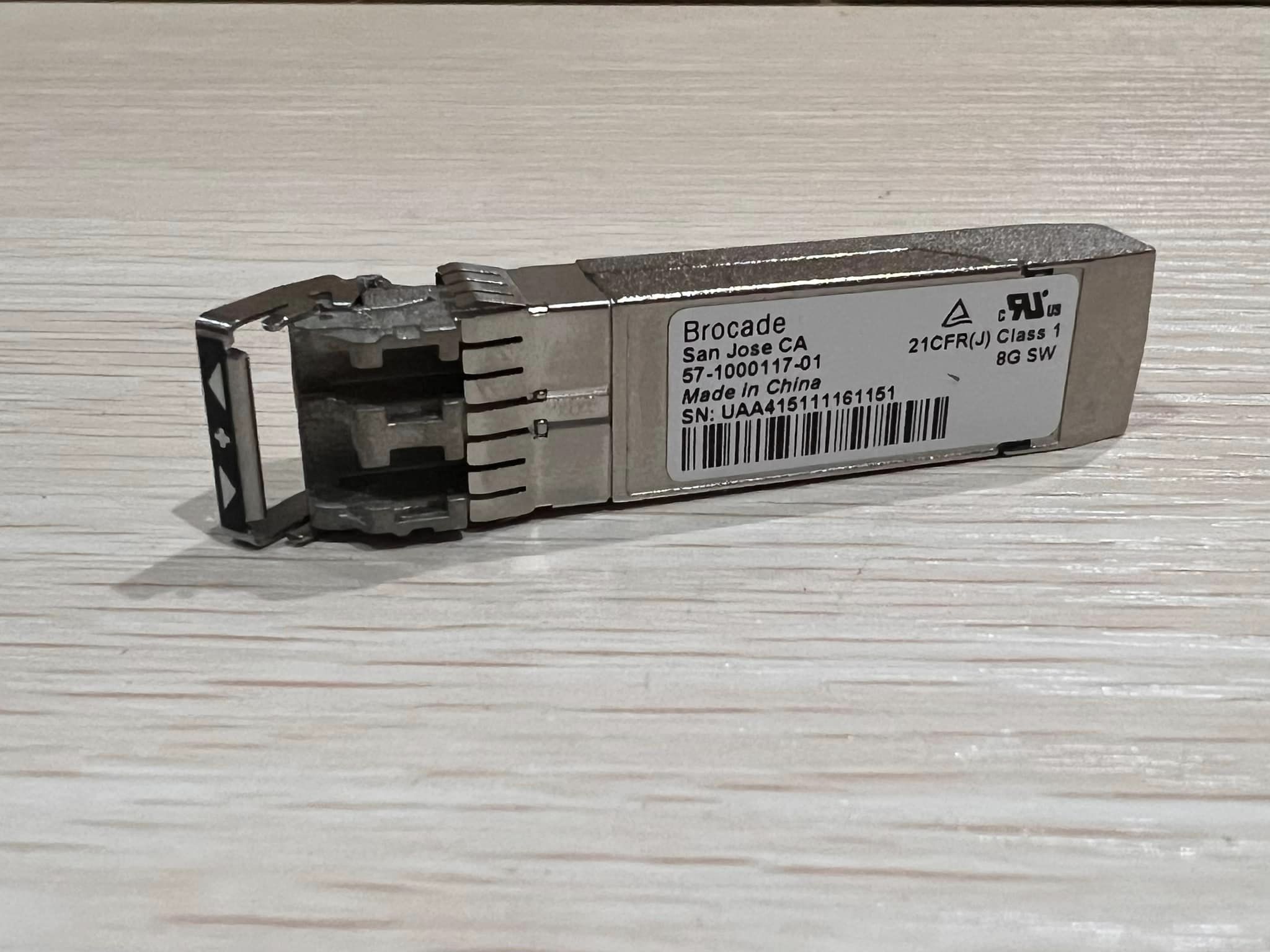 Card fiber 8GB SW SFP Brocade 57-1000117-01 การ์ดไฟเบอร์มือสองพร้อมใช้งาน