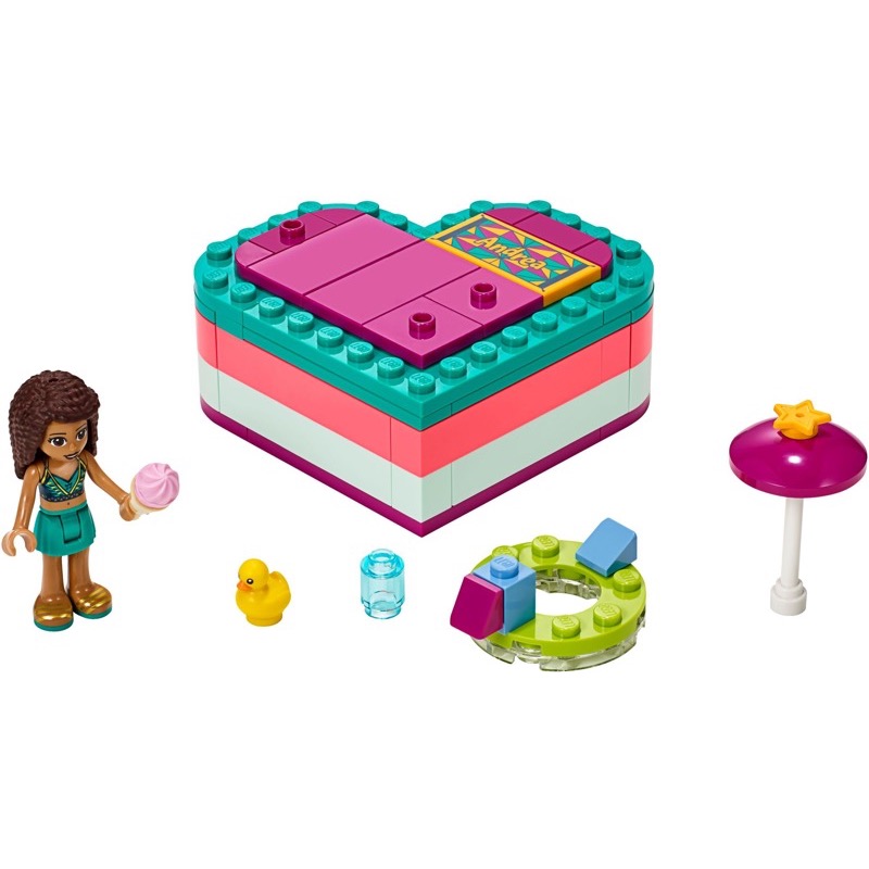 เลโก้ LEGO Friends 41384 Andrea's Summer Heart Box