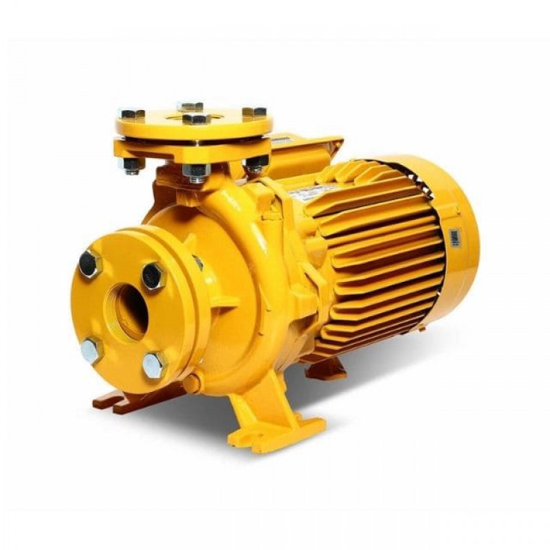 ปั้มน้ำหอยโข่ง ชนิดแรงดันปานกลาง หน้าแปลน WCM-3705FT 3 สาย 5 HP