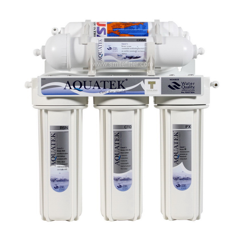 เครื่องกรองน้ำ CERAMIC 5 ขั้นตอน AQUATEK SILVER