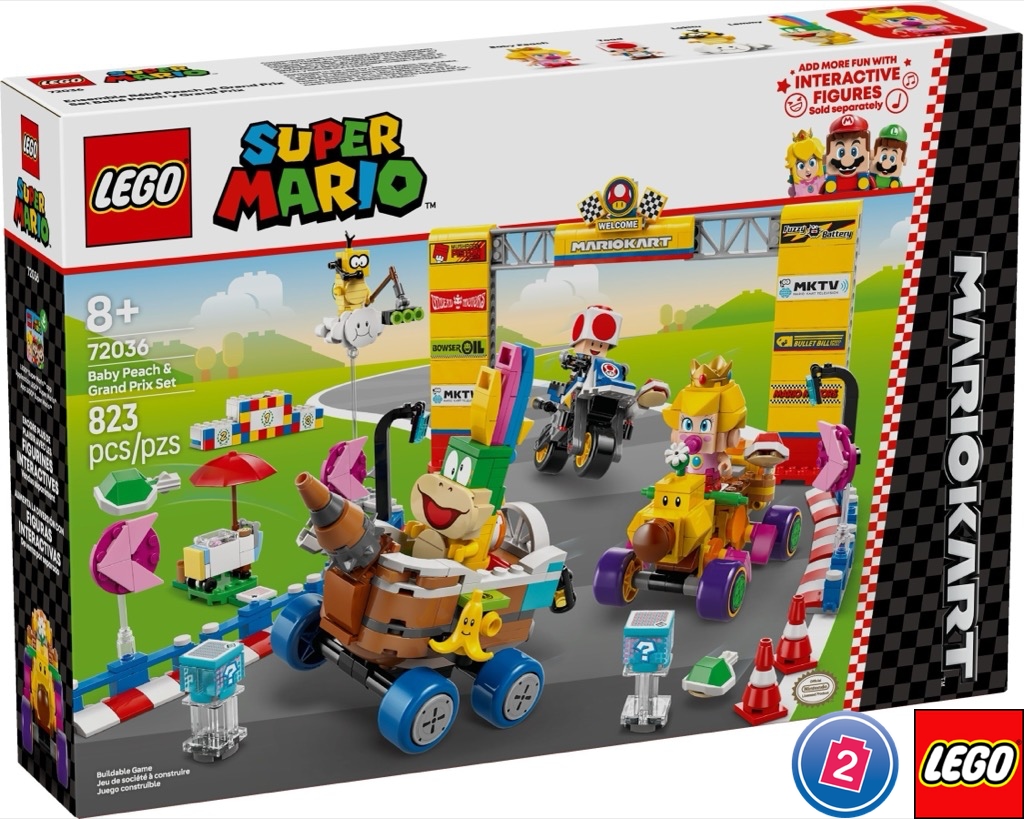 เลโก้ LEGO Super Mario 72036 Baby Peach & Grand Prix Set