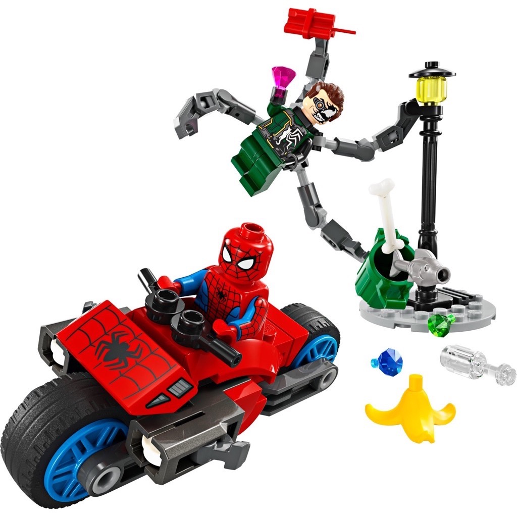 เลโก้ LEGO Super Heroes 76275 Motorcycle Chase: Spider-Man vs. Doc Ock