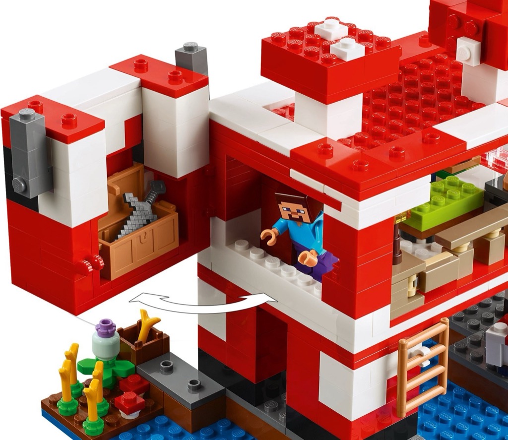 เลโก้ LEGO Minecraft 21270 The Mooshroom House