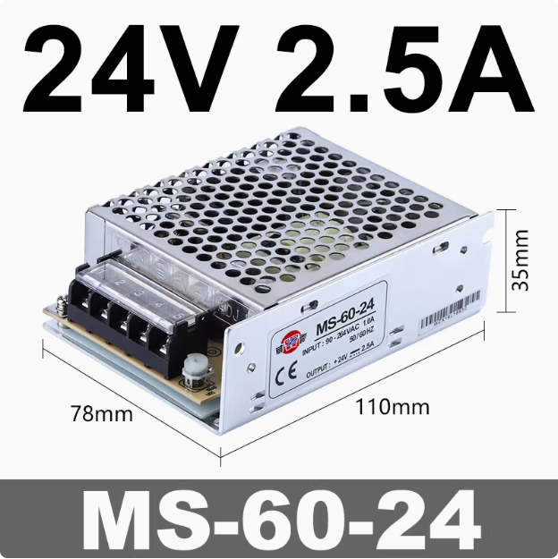 MS-60-24 Switching Power Supply 24V 2.5A