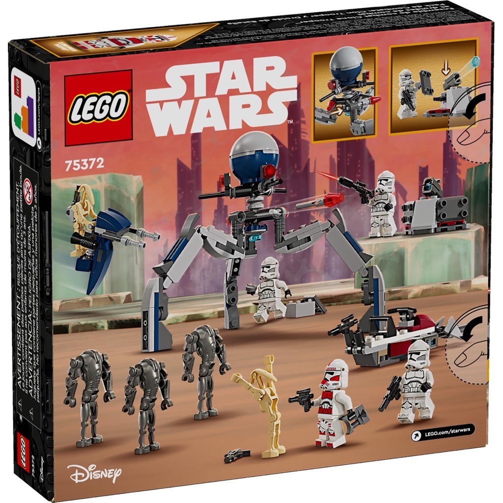 เลโก้ LEGO Star Wars 75372 Clone Trooper & Battle Droid Battle Pack