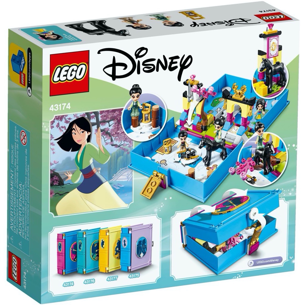 เลโก้ LEGO Disney 43174 Mulan's Storybook Adventures