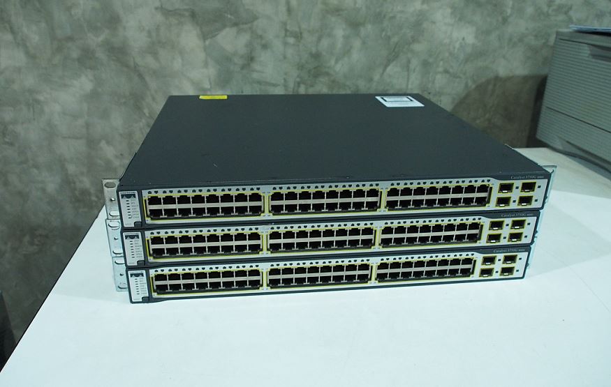 Cisco 3750G 48port L3 มือ 2 พร้อมใช้งาน