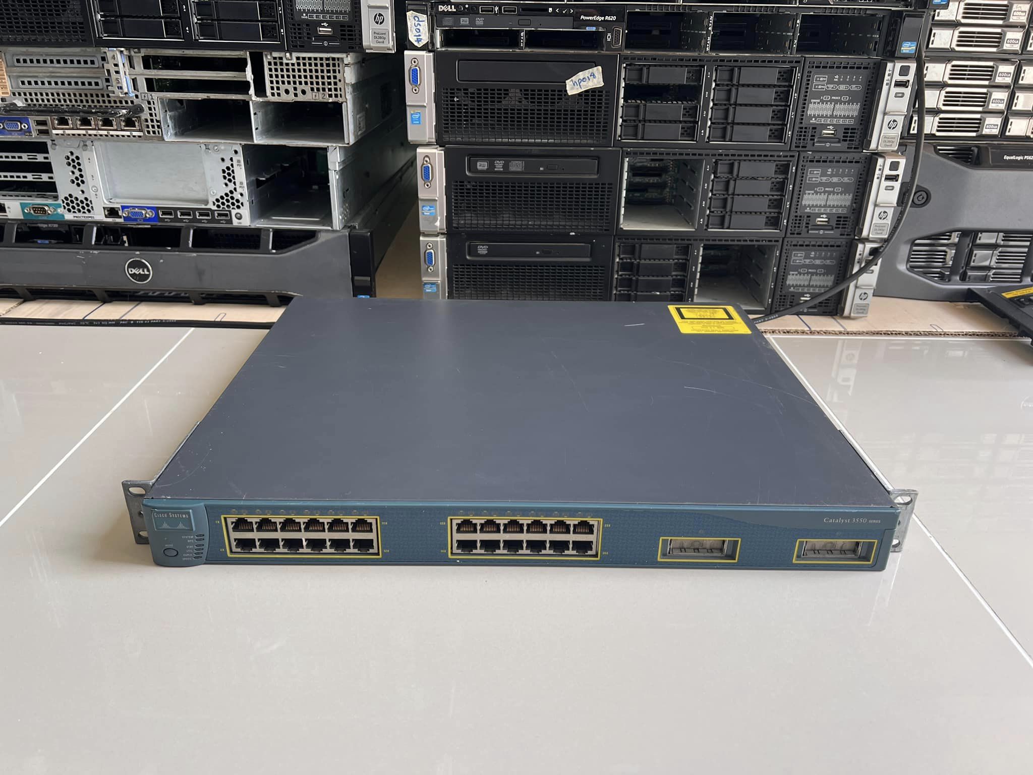 cisco 3550 24port SMI สวิทมือสองพร้อมใช้งาน