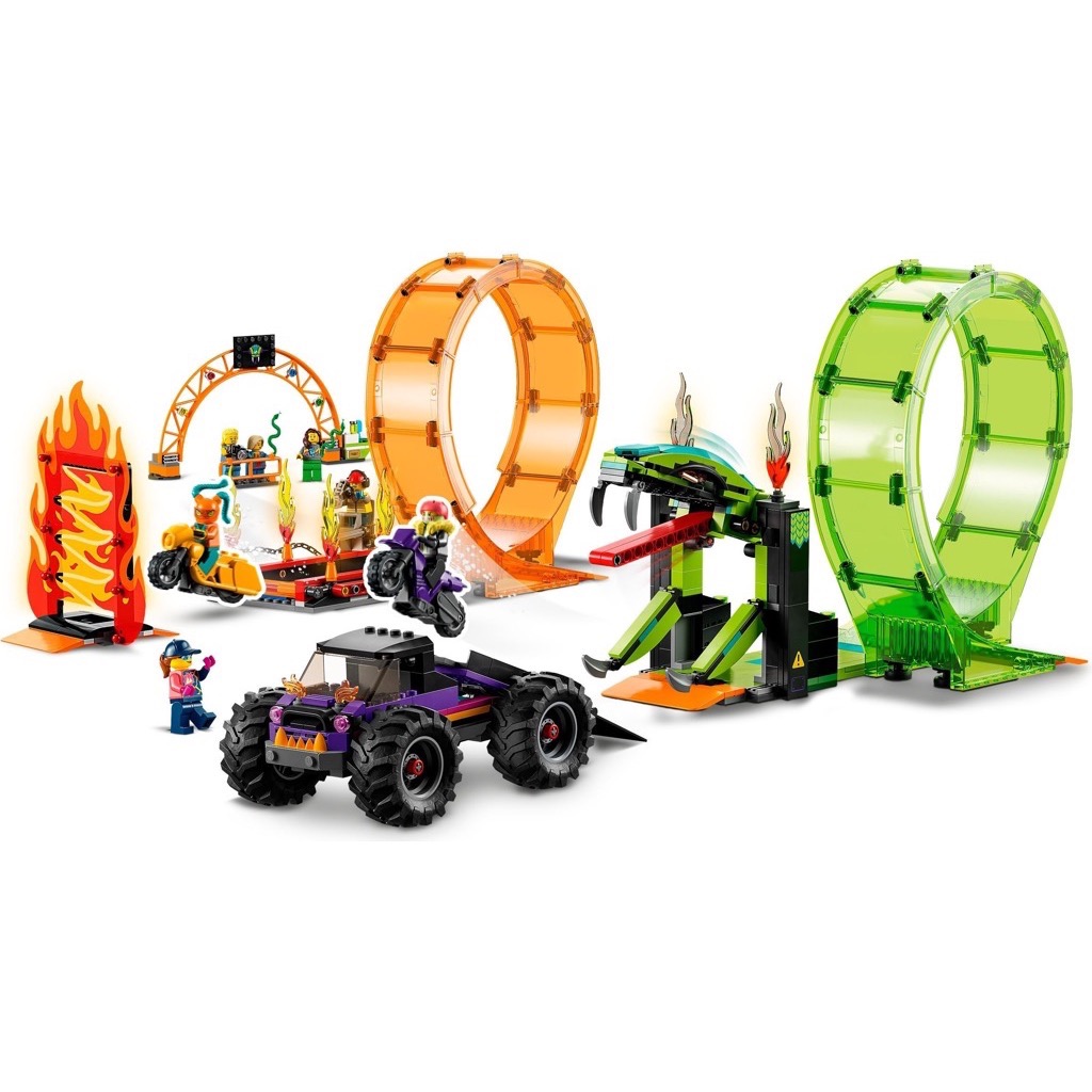 เลโก้ LEGO City 60339 Double Loop Stunt Arena