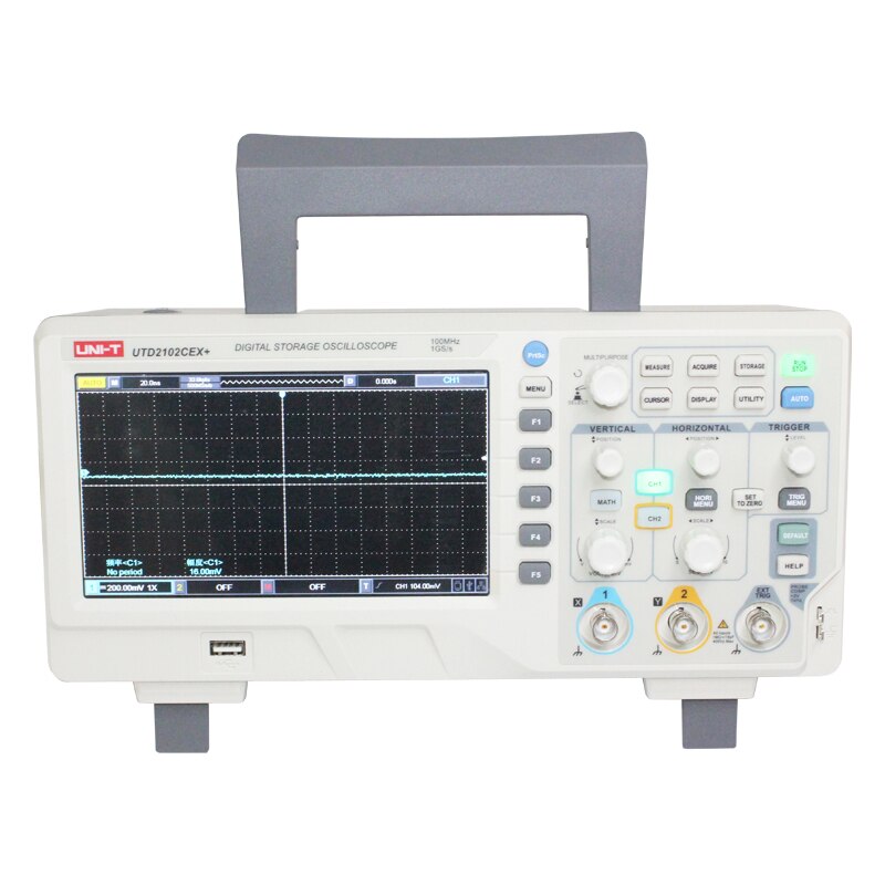 UNI-T UTD2102CEX+ High-Precision Digital Oscilloscope