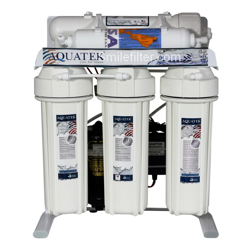 Aquatek Silver 5 Stages RO 50 GPD เครื่องกรองน้ำ (GOLD)