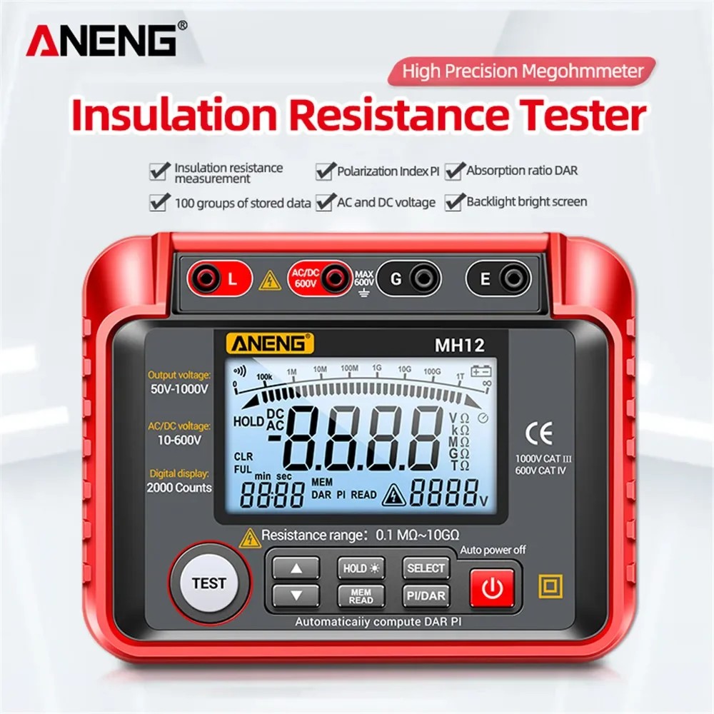 ANENG MH12 Insulation Resistance Tester