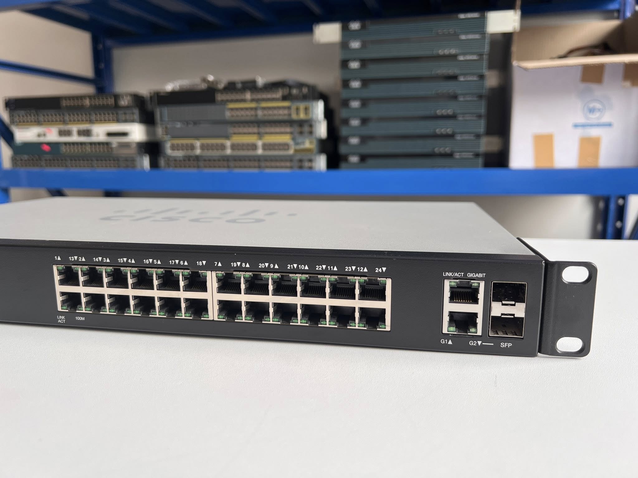 Switch Cisco SF200 24 Port สวิทซิสโก้มือสอง พร้อมใช้งาน