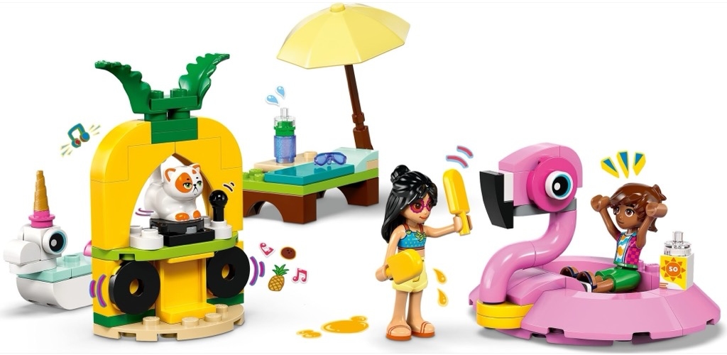 เลโก้ LEGO Friends 42658 Unicorn & Flamingo Pool Party