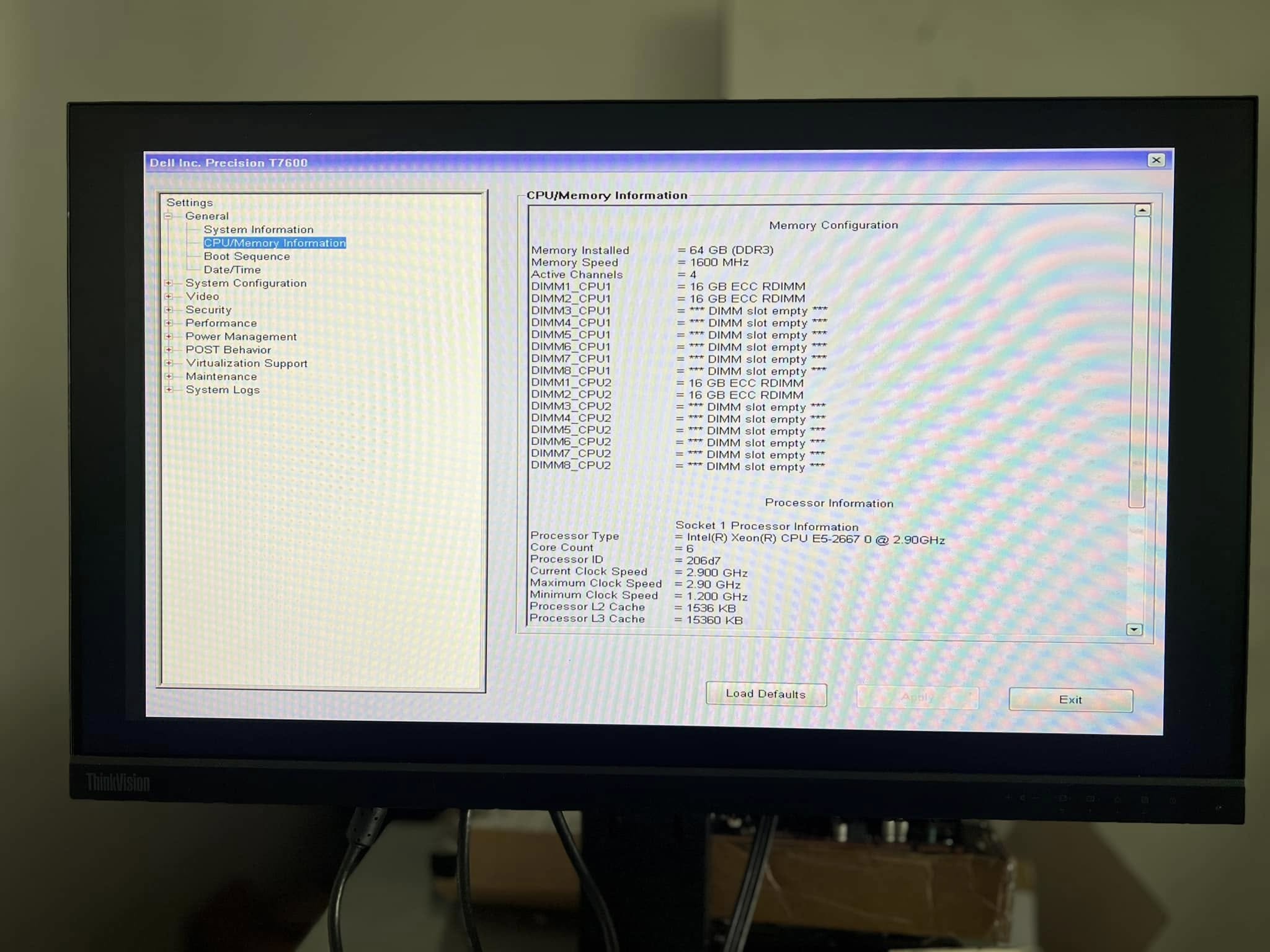 Dell Precision T7600 64gb 2cpu ssd H310 เวิร์คสเตชั่นเดลมือสองพร้อมใช้งาน