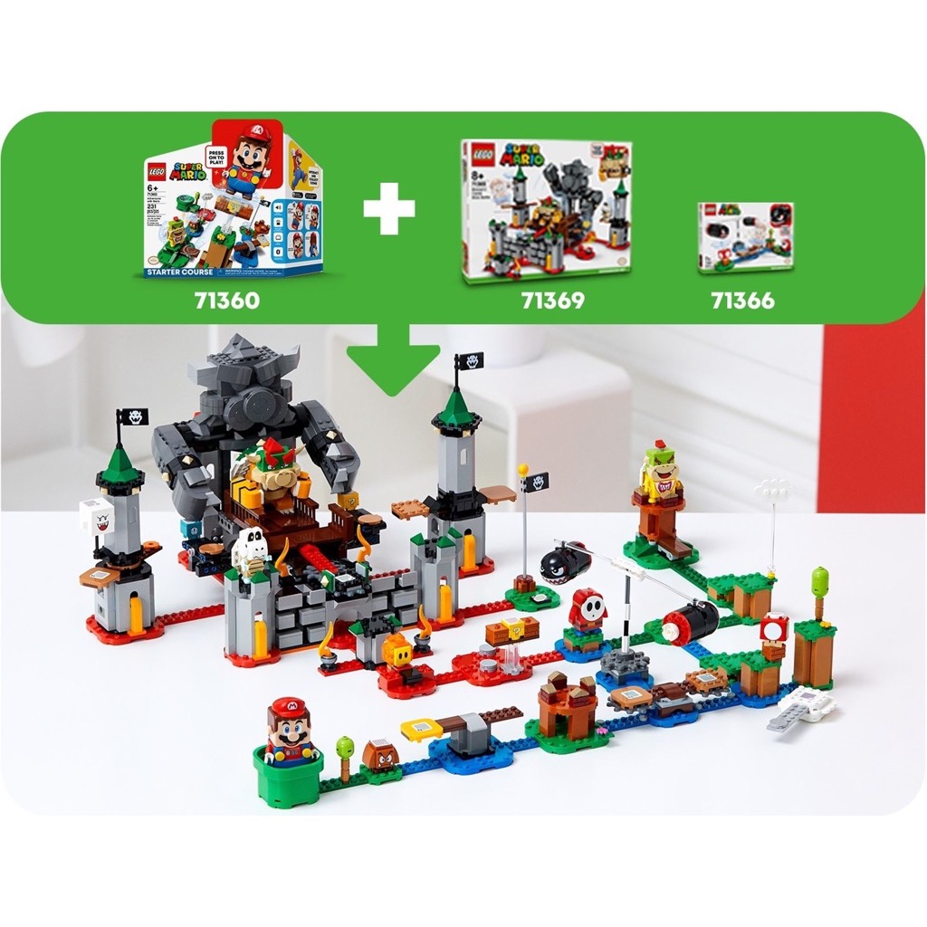 เลโก้ LEGO Super Mario 71369 Bowser's Castle Boss Battle