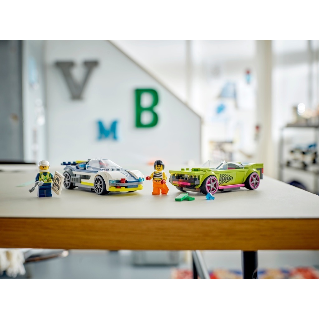 เลโก้ LEGO City 60415 Police Car and Muscle Car Chase