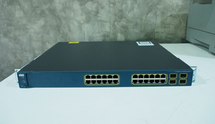 Cisco 3560G 24port 10/100/1000 มือ 2 พร้อมใช้งาน