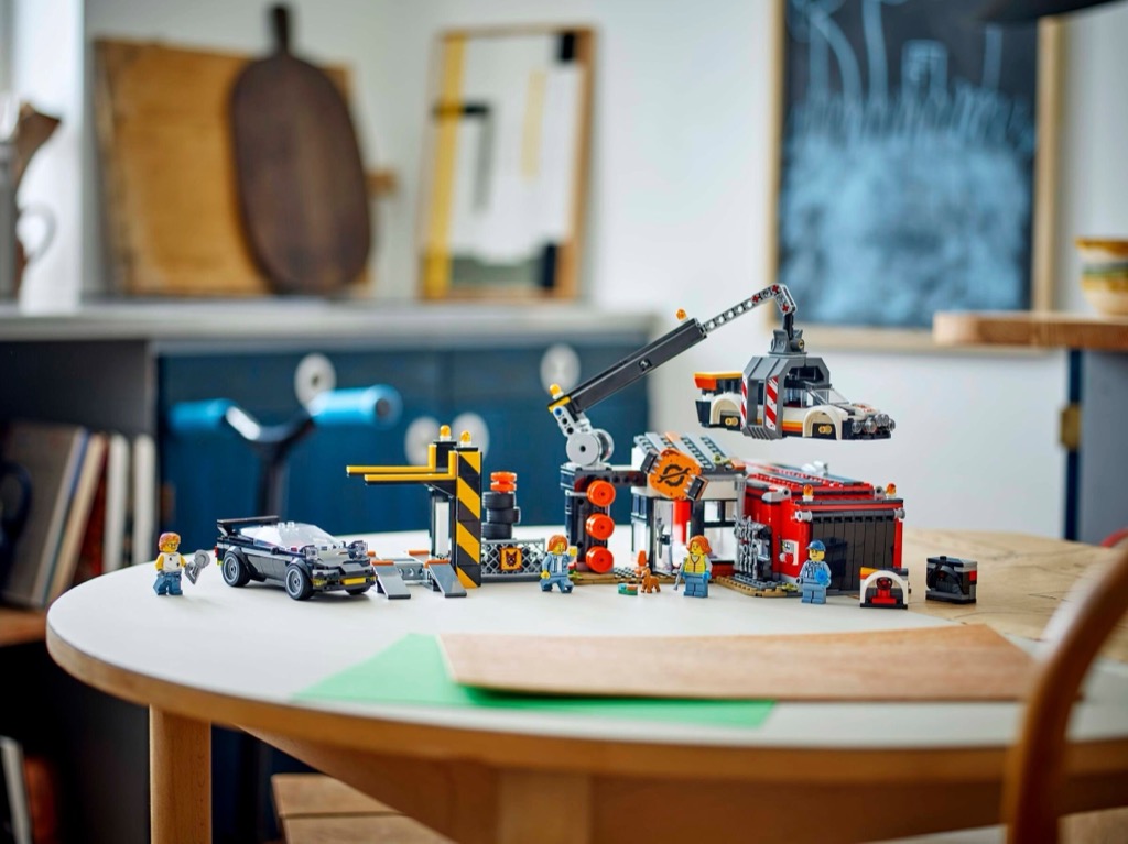 เลโก้ LEGO City 60472 Scrapyard with Cars