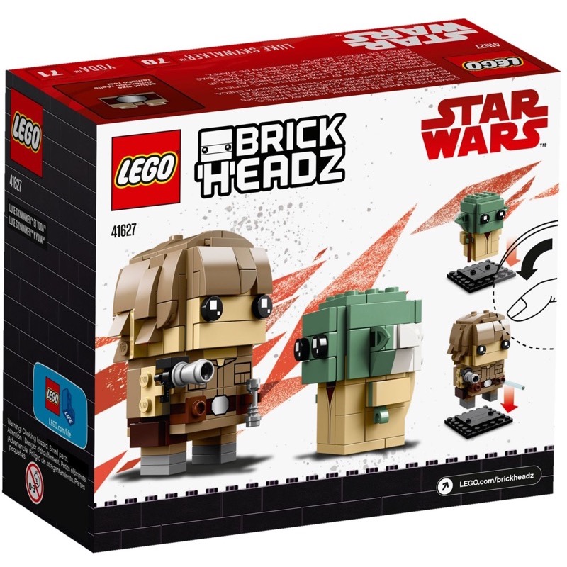 LEGO BrickHeadz 41627 Luke Skywalker™ & Yoda™