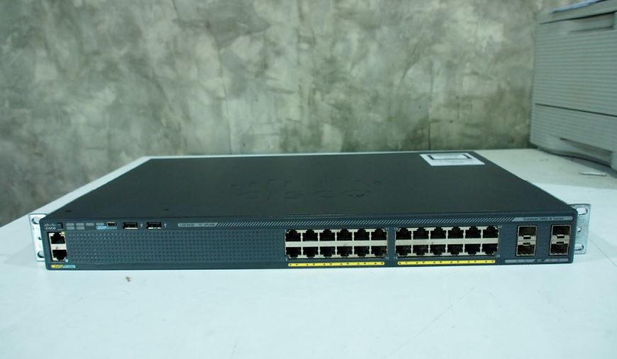 Cisco 2960X 24port gig มือ 2 พร้อมใช้งาน