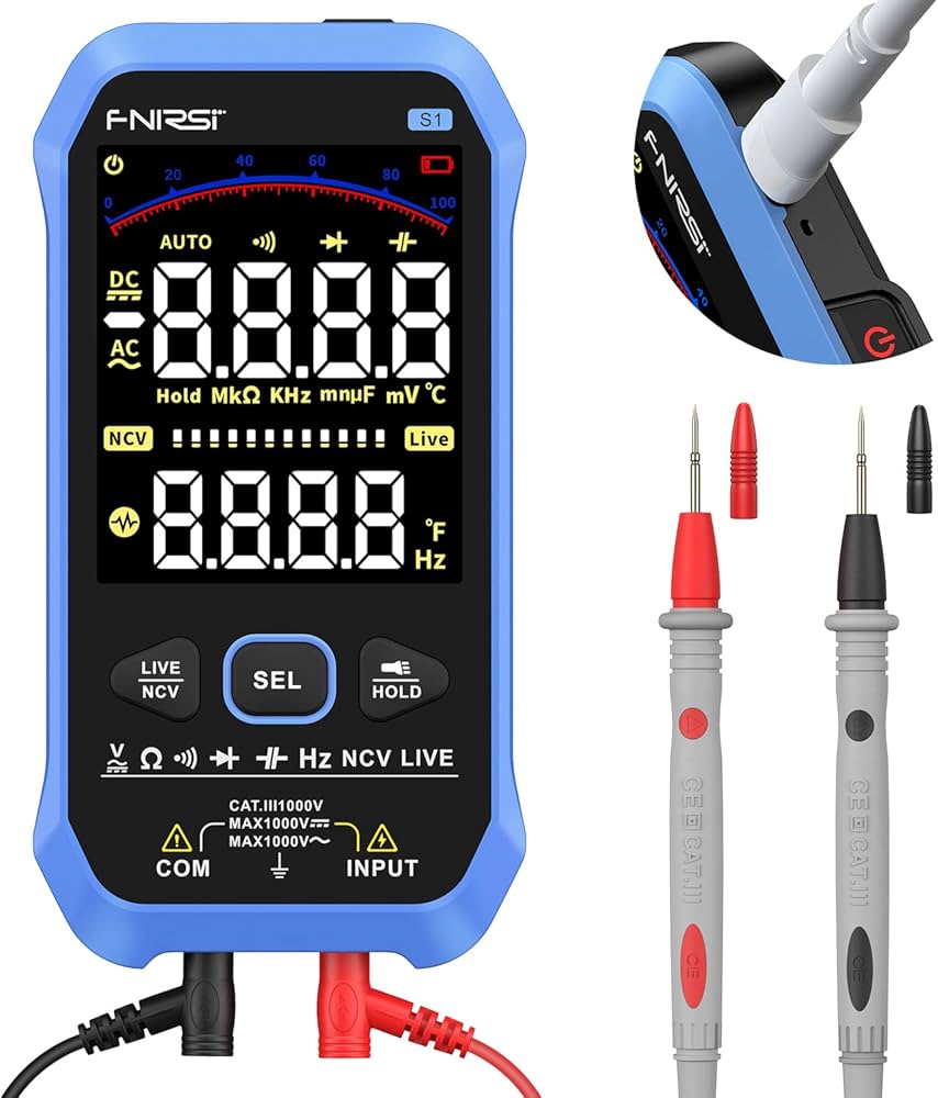 FNIRSI S1 Large Screen Digital Display Smart Multimeter