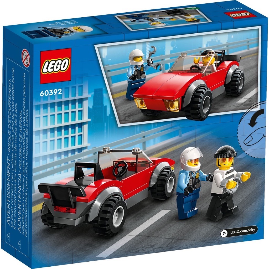 เลโก้ LEGO City 60392 Police Bike Car Chase