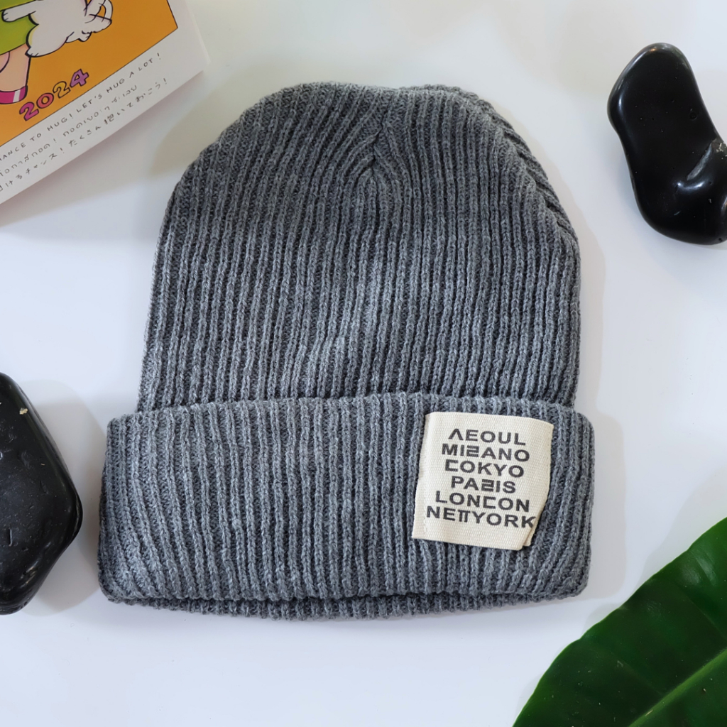 หมวกไหมพรม เกาหลี พร้อมส่ง