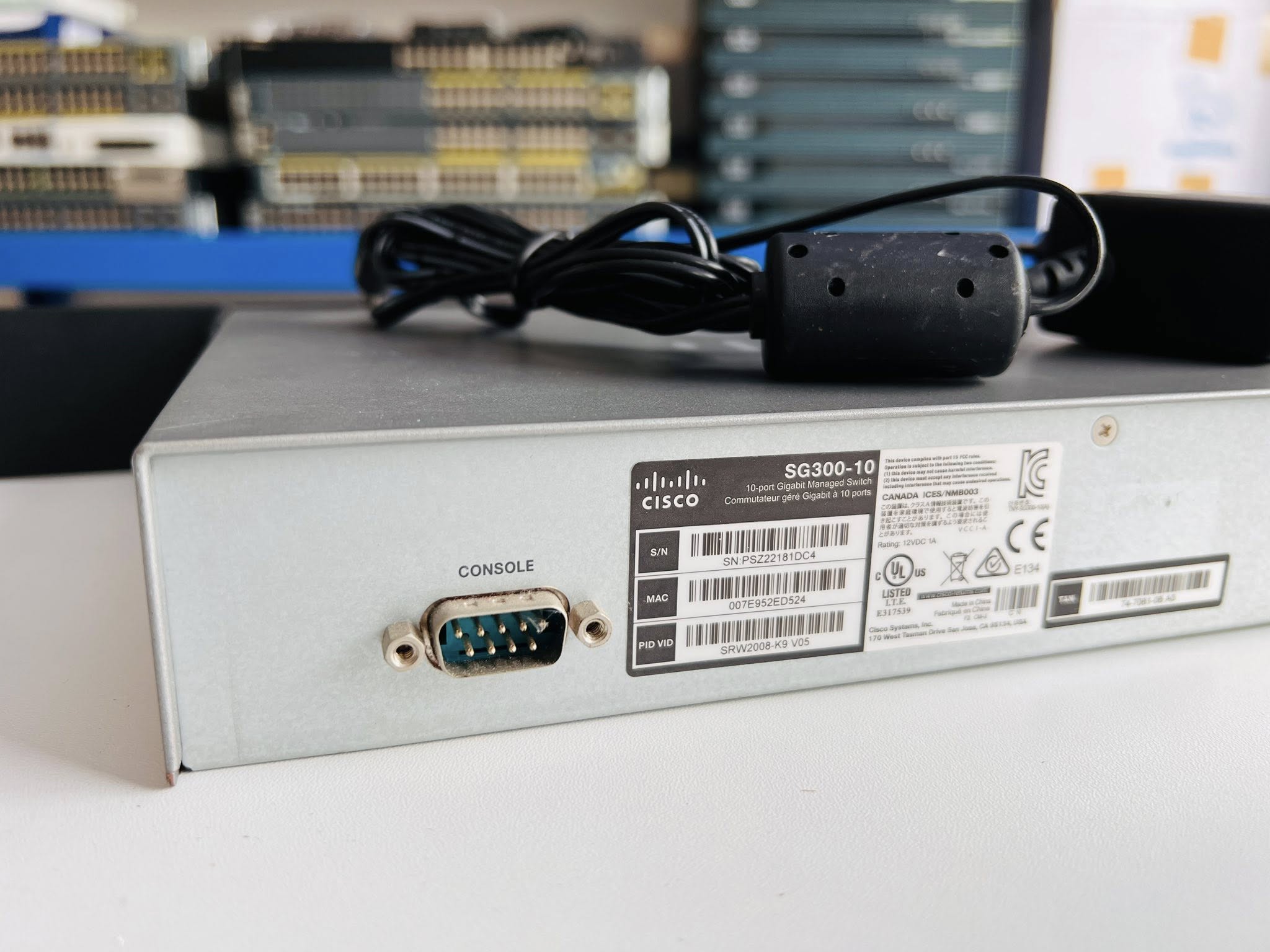 Switch Cisco SG300 10port Gigabit สวิทซิสโก้มือสองพร้อมใช้งาน