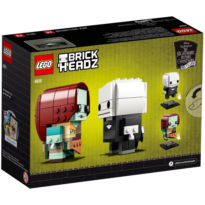LEGO BrickHeadz 41630 Jack Skellington & Sally