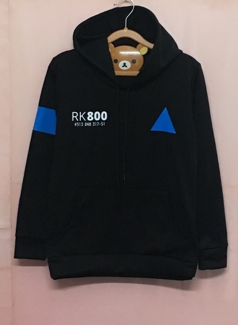 เสื้อฮู้ดกันหนาวสกรีนแขน และเต็มหลัง ลาย android
