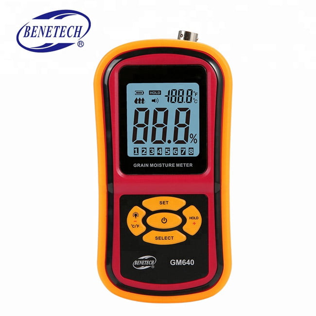 BENETECH GM640 เครื่องวัดความชื้นเมล็ดพันธุ์พืช