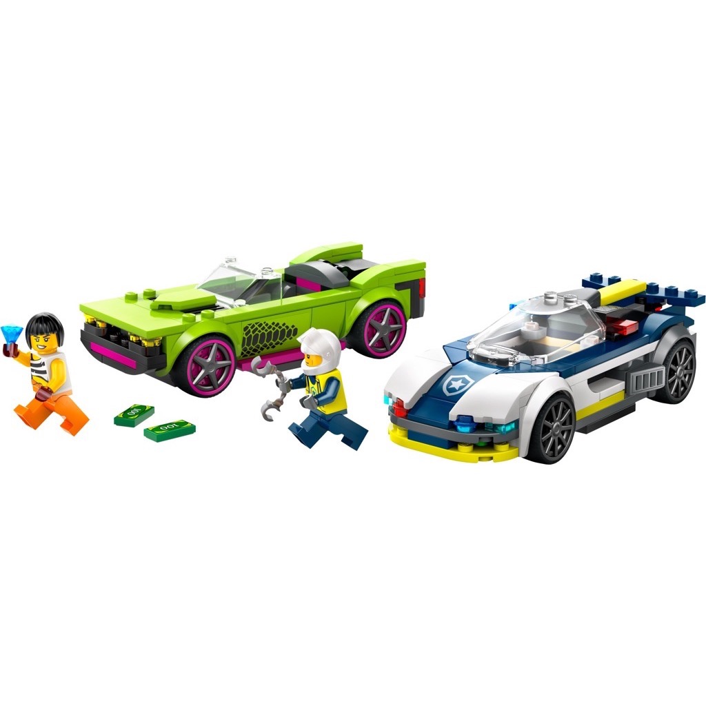เลโก้ LEGO City 60415 Police Car and Muscle Car Chase