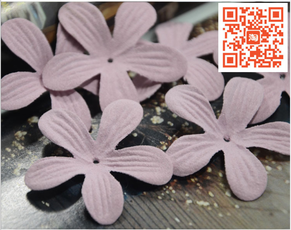 กลีบดอกไม้ผ้า ขนาด 4.5 ซม. มี 5 สีให้เลือก#CR038