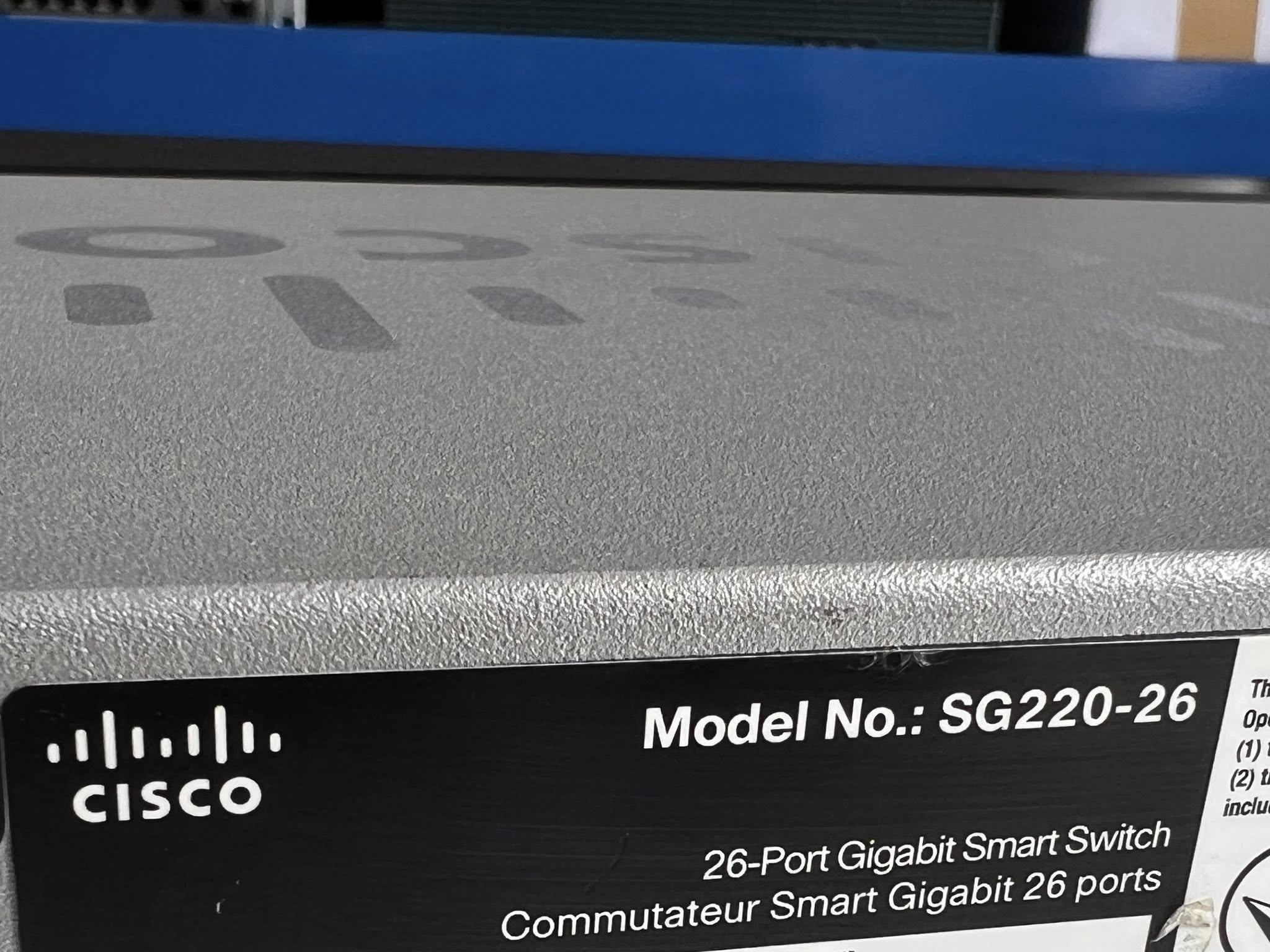 switch cisco sg220 26 port gigabit GUI สวิทซิสโก้กิกะบิตมือสองพร้อมใช้งาน