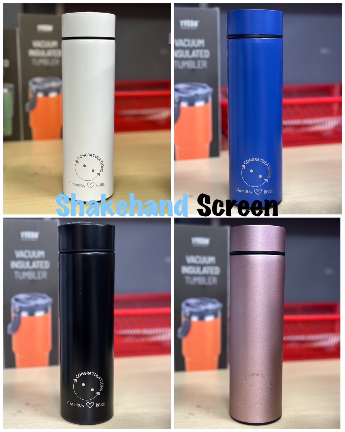 สกรีนกระบอกน้ำ LED