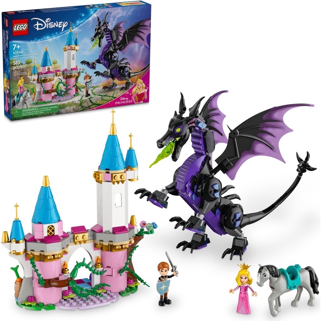เลโก้ LEGO Disney 43240 Maleficent's Dragon Form and Aurora's Castle