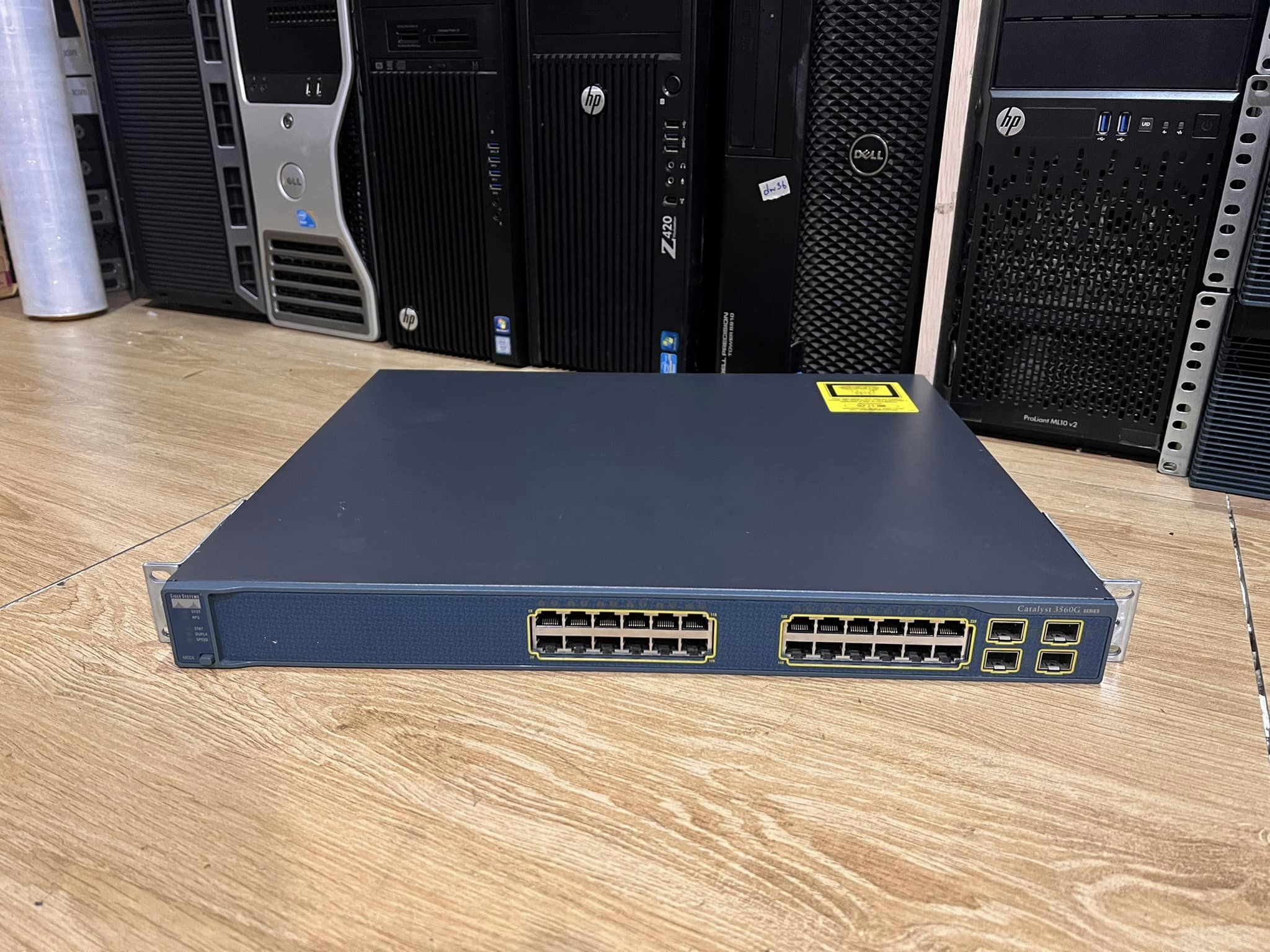 Cisco 3560G 24port gigabit layer3 สวิทมือสองพร้อมใช้งาน