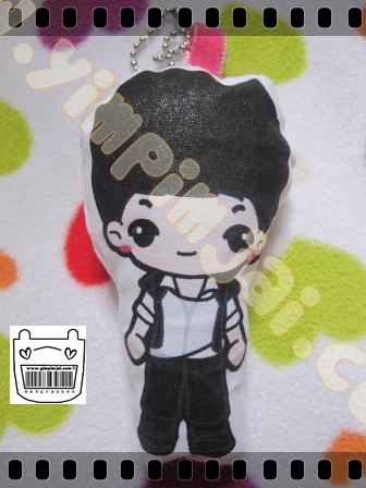 พวงกุญแจหมอนจิ๋วลายการ์ตูน