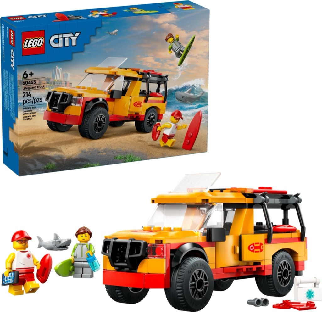 เลโก้ LEGO City 60453 Lifeguard Beach Rescue Truck